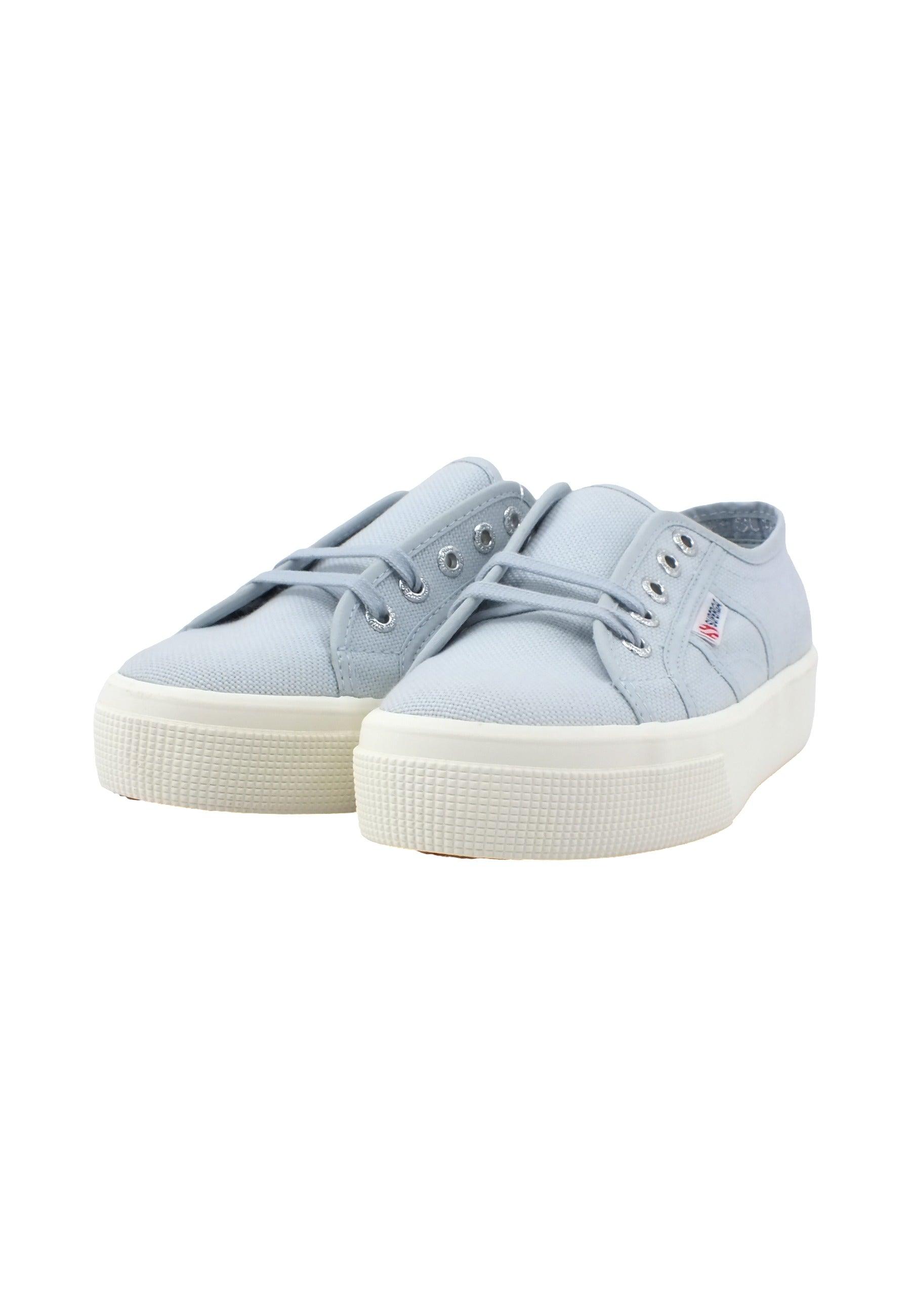 SUPERGA 2730 Mid Sneaker Donna Grey Lilla Avorio S2127IW - Sandrini Calzature e Abbigliamento