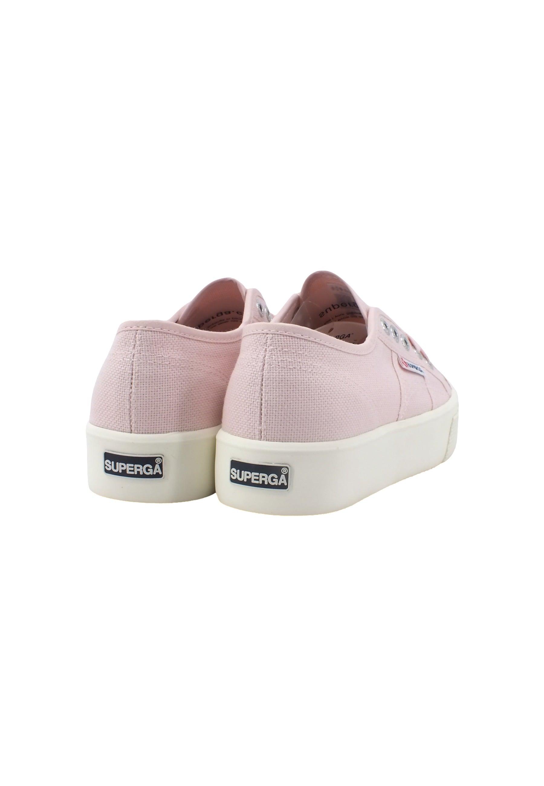 SUPERGA 2730 Mid Sneaker Donna Pink Ish Avorio S2127IW - Sandrini Calzature e Abbigliamento