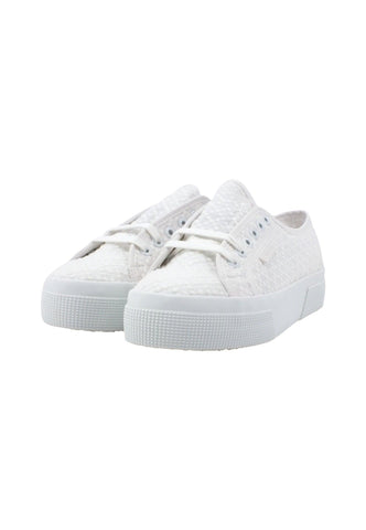 SUPERGA 2740 Sneaker Tessuto Donna Total White S2126MW - Sandrini Calzature e Abbigliamento