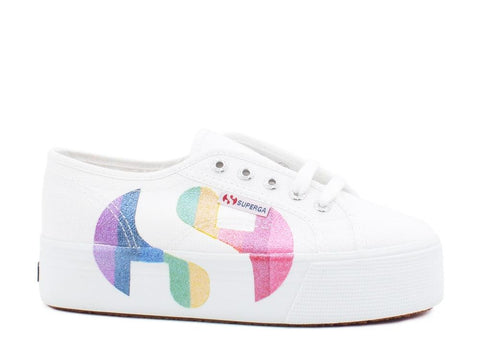SUPERGA 2790 Cotw Printed White Mutli S11181W - Sandrini Calzature e Abbigliamento