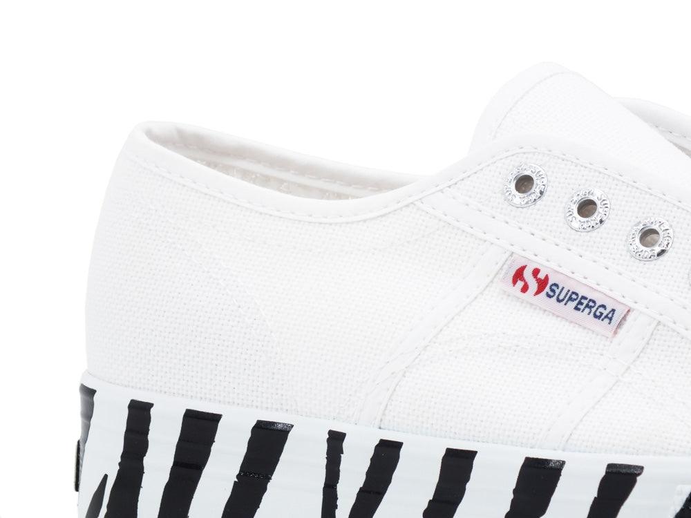 SUPERGA 2790 Cotw Printed White Zebra S41157W - Sandrini Calzature e Abbigliamento