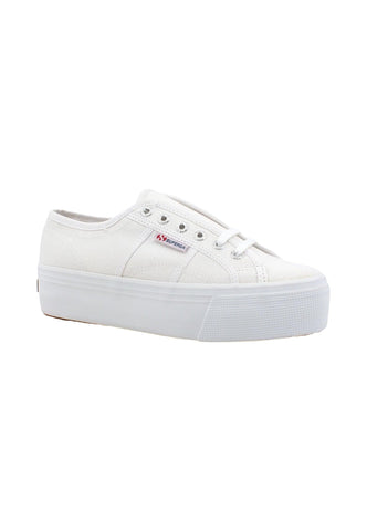 SUPERGA 2790 Platform Sneaker Donna White S9111LW - Sandrini Calzature e Abbigliamento