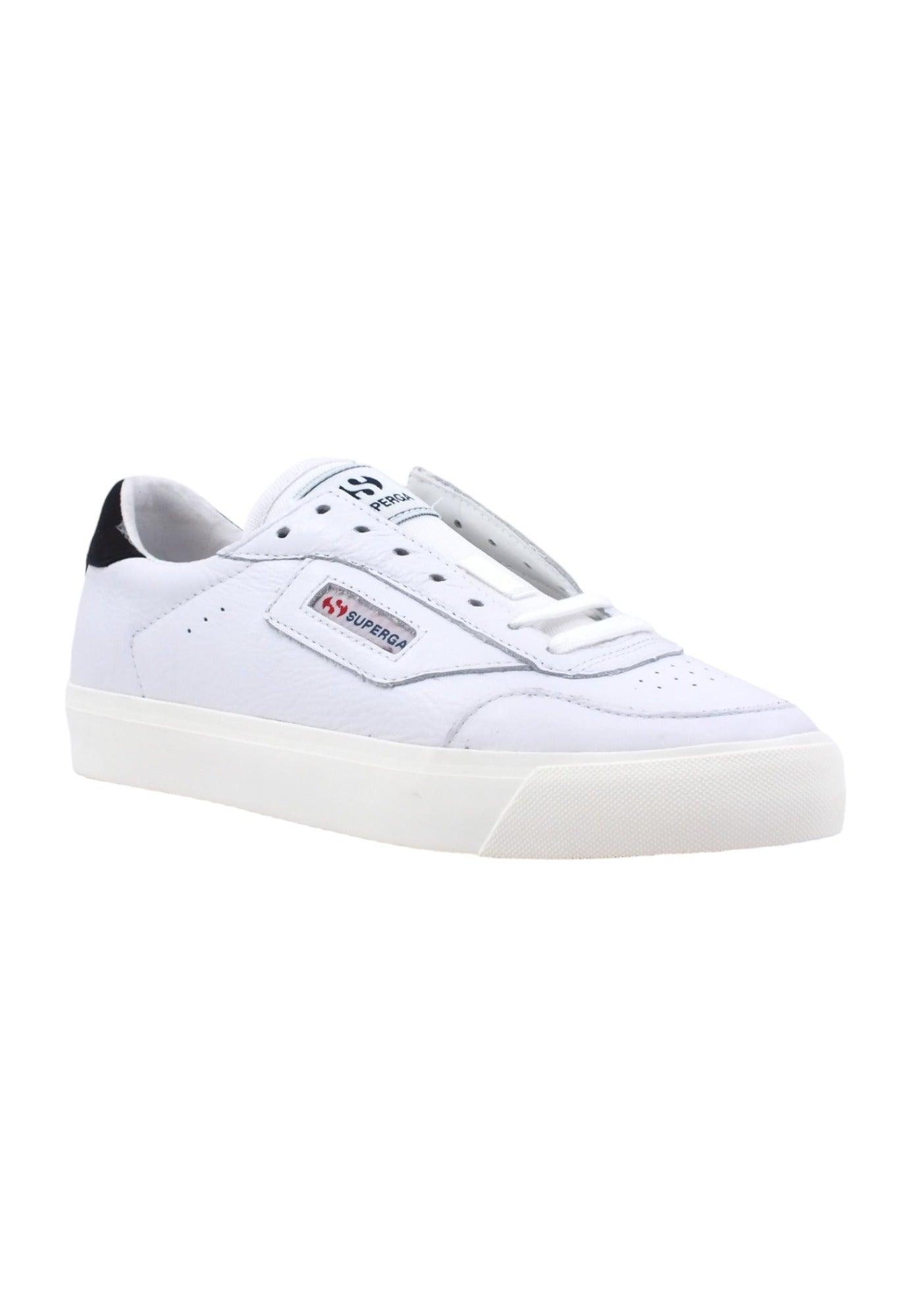 SUPERGA 3843 Court Sneaker Uomo White Black S5135EWU - Sandrini Calzature e Abbigliamento