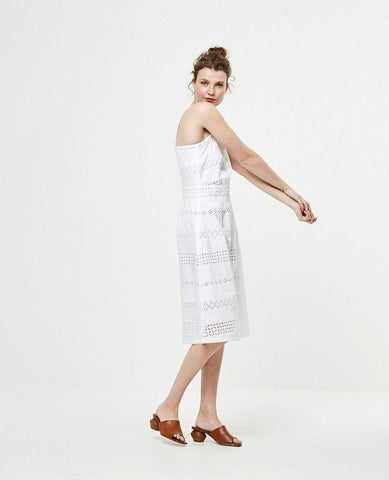 SURKANA Abito Pizzo White 520KEBO723 - Sandrini Calzature e Abbigliamento