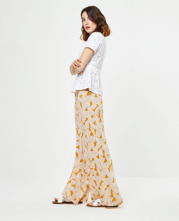 SURKANA Pantalone Largo Mustard Fantasy 520KEIN526 - Sandrini Calzature e Abbigliamento