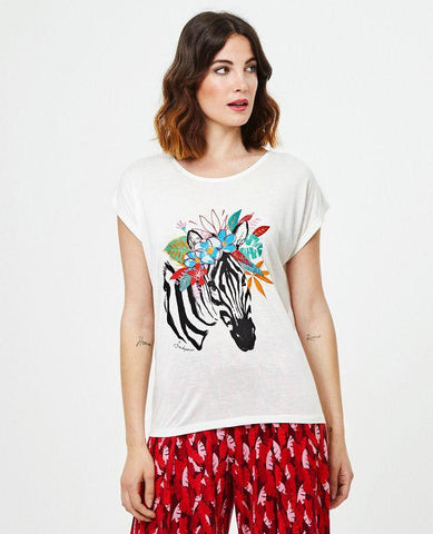 SURKANA T-Shirt Zebra White 520DEOS012 - Sandrini Calzature e Abbigliamento