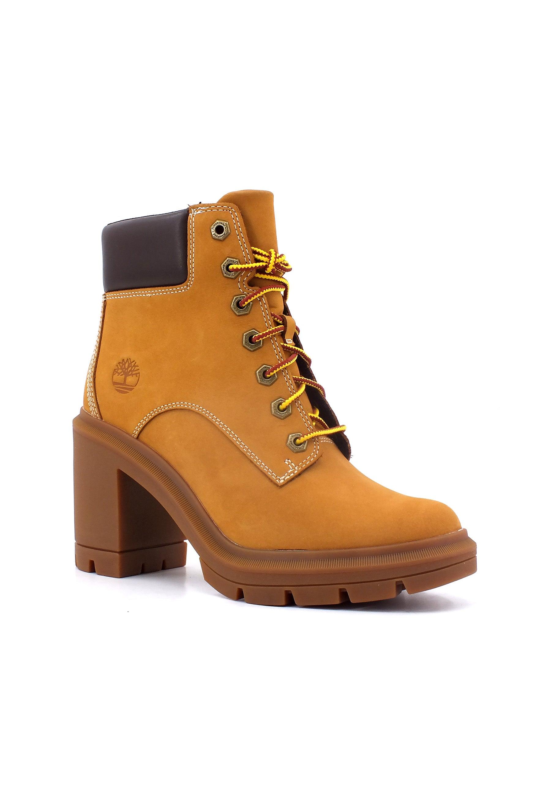 TIMBERLAND Allington Stivaletto Tacco Donna Wheat Nubuk Beige TB0A5Y5R231 - Sandrini Calzature e Abbigliamento