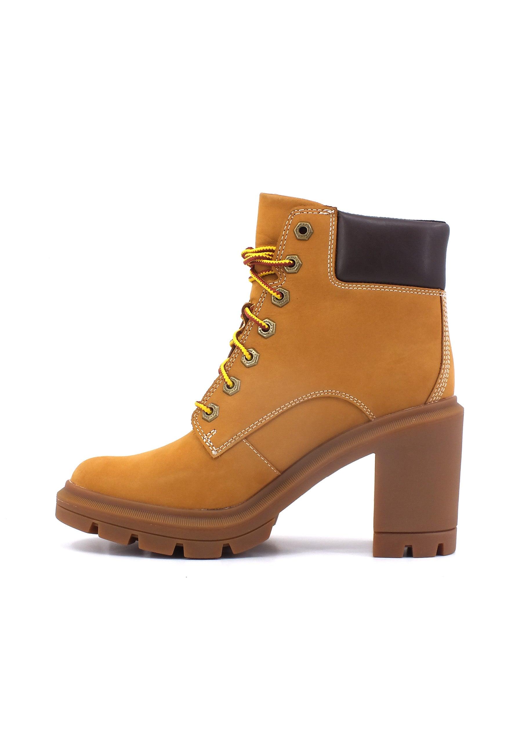 TIMBERLAND Allington Stivaletto Tacco Donna Wheat Nubuk Beige TB0A5Y5R231 - Sandrini Calzature e Abbigliamento