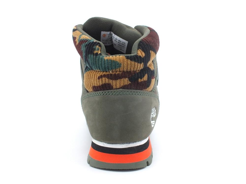 TIMBERLAND Eurosprint Mid Hiker Nubuk Stivaletto Polacco Dark Green TB0A2K8BA581 - Sandrini Calzature e Abbigliamento