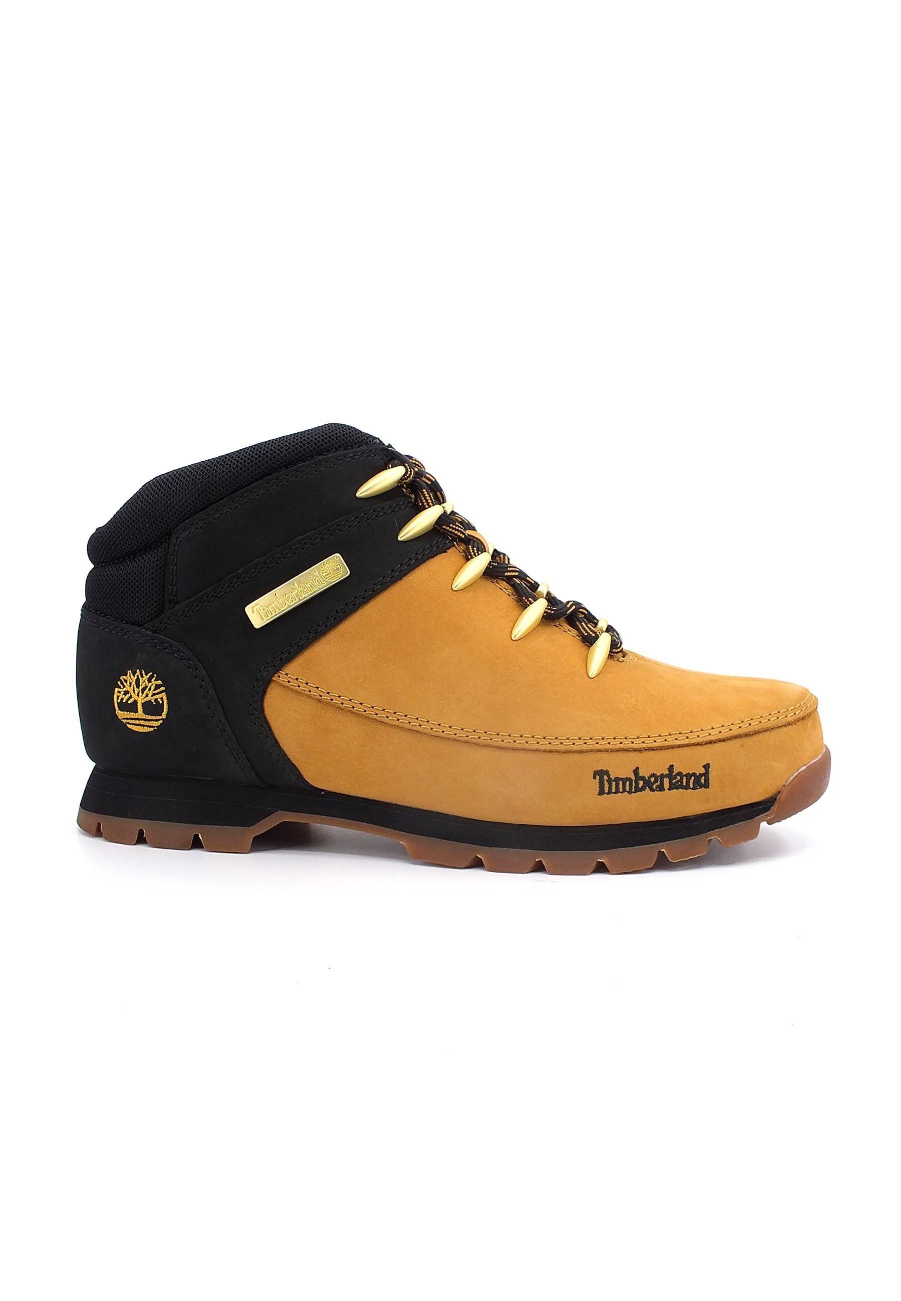 TIMBERLAND Eurosprint Mid Hiker Stivaletto Trekking Uomo Wheat Black TB0A1NHJ231 - Sandrini Calzature e Abbigliamento