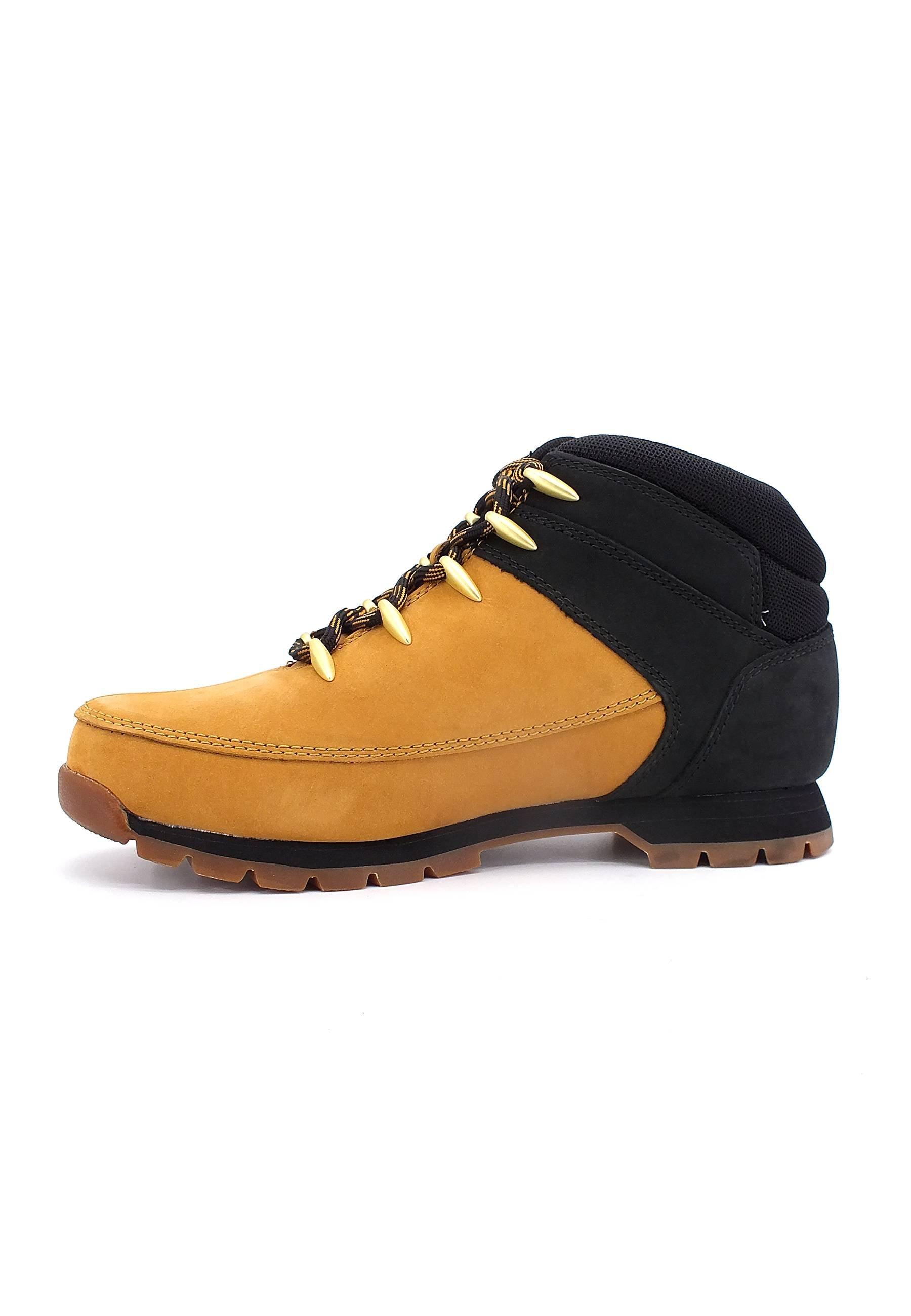 TIMBERLAND Eurosprint Mid Hiker Stivaletto Trekking Uomo Wheat Black TB0A1NHJ231 - Sandrini Calzature e Abbigliamento