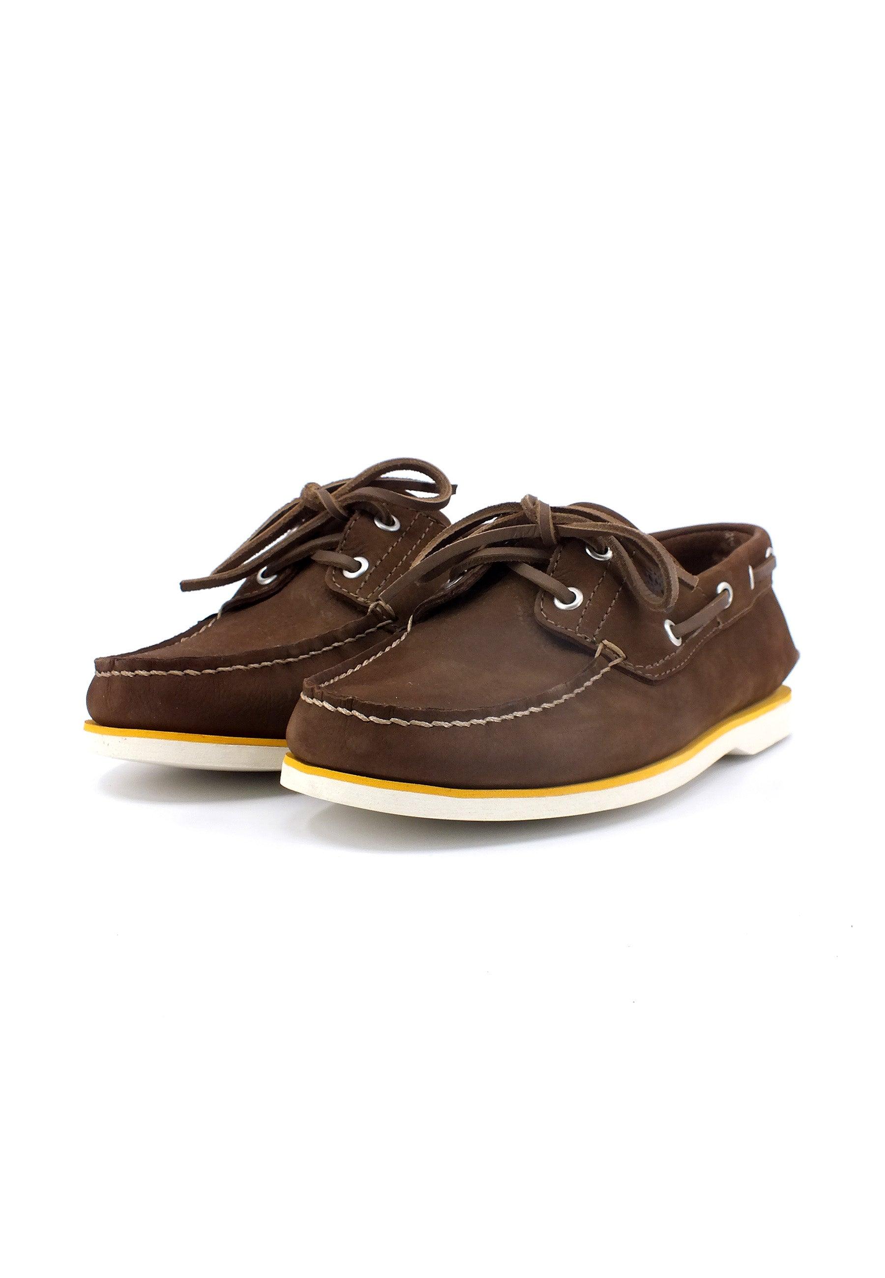 TIMBERLAND Mocassino Barca Uomo Dark Brown TB0A5X6D968 - Sandrini Calzature e Abbigliamento