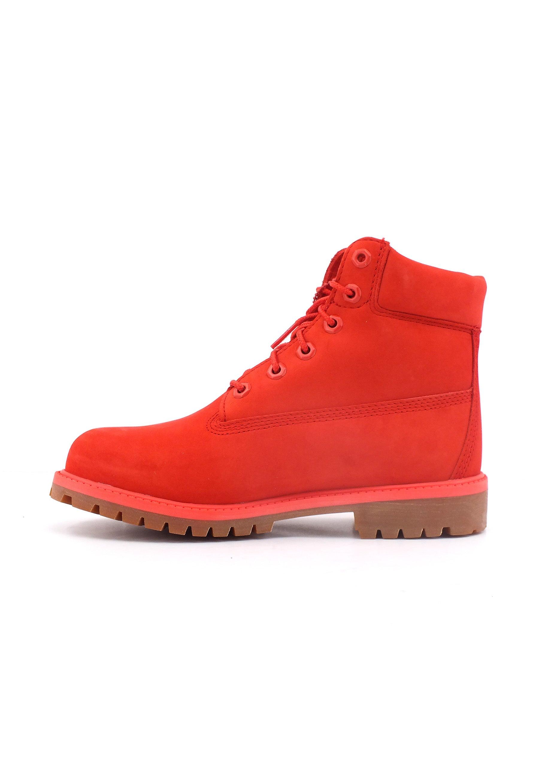 TIMBERLAND Premium Stivaletto Donna Medium Red Nubuk TB0A64HHDV8 - Sandrini Calzature e Abbigliamento