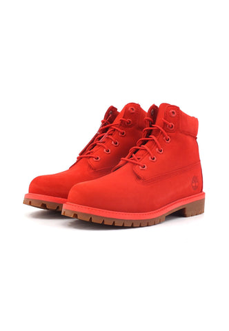 TIMBERLAND Premium Stivaletto Donna Medium Red Nubuk TB0A64HHDV8 - Sandrini Calzature e Abbigliamento