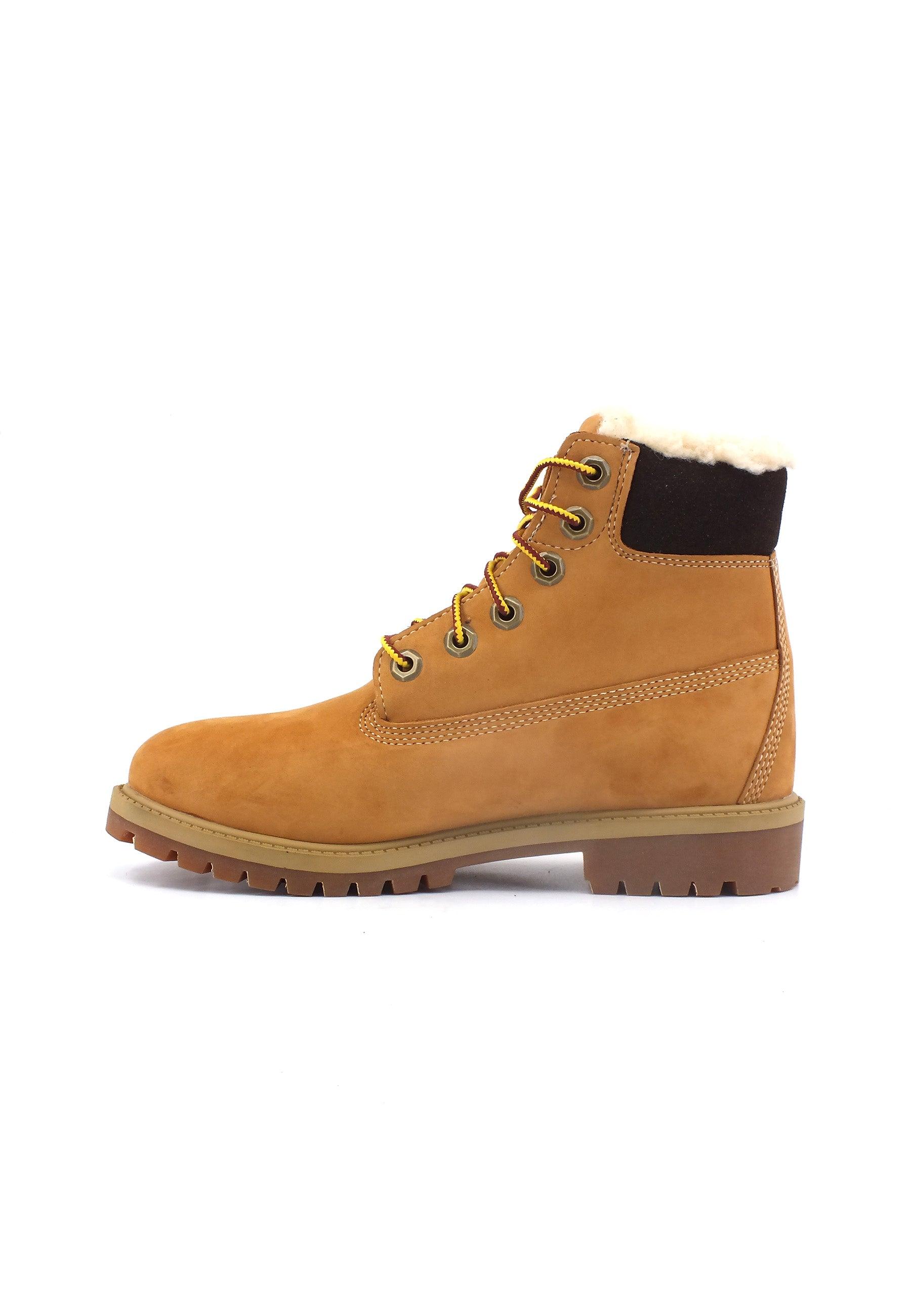 TIMBERLAND Premium Stivaletto Pelo Bimbo Wheat Nubuk Beige TB0A1BEI231 - Sandrini Calzature e Abbigliamento