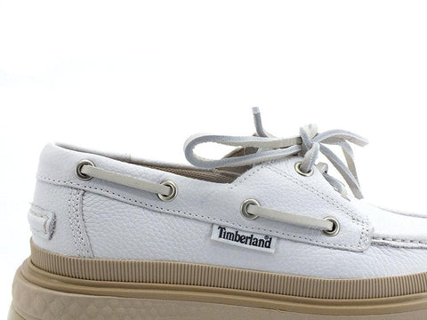 TIMBERLAND Ray City Boat Suede Scarpa Vela White TB0A2MDV100 - Sandrini Calzature e Abbigliamento