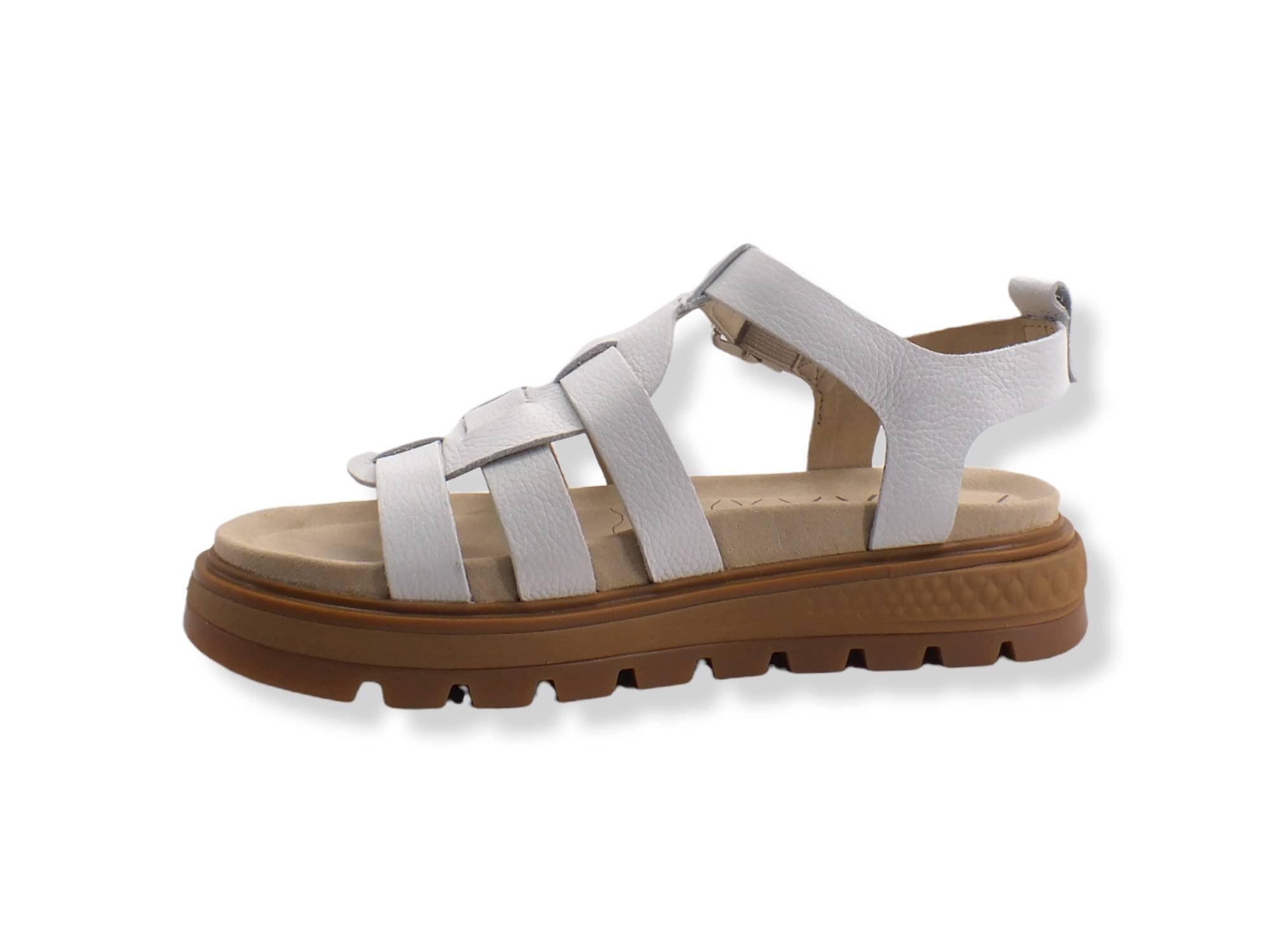 TIMBERLAND Ray City Fisherman Full Grain Sandalo Donna White TB0A2QVM100 - Sandrini Calzature e Abbigliamento