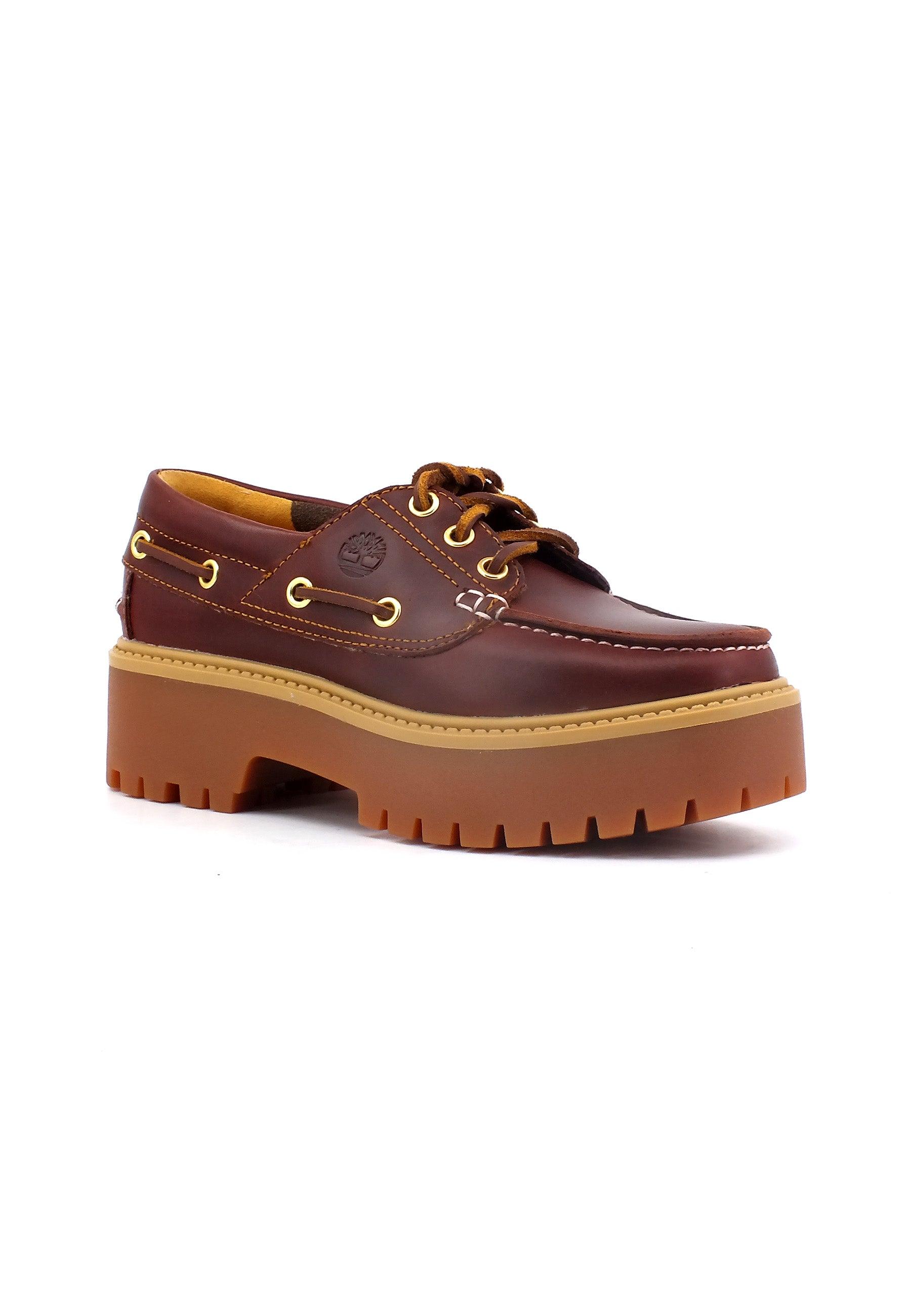 TIMBERLAND Stone Street Mocassino Barca Donna Burgundy TB0A2QDMD57 - Sandrini Calzature e Abbigliamento