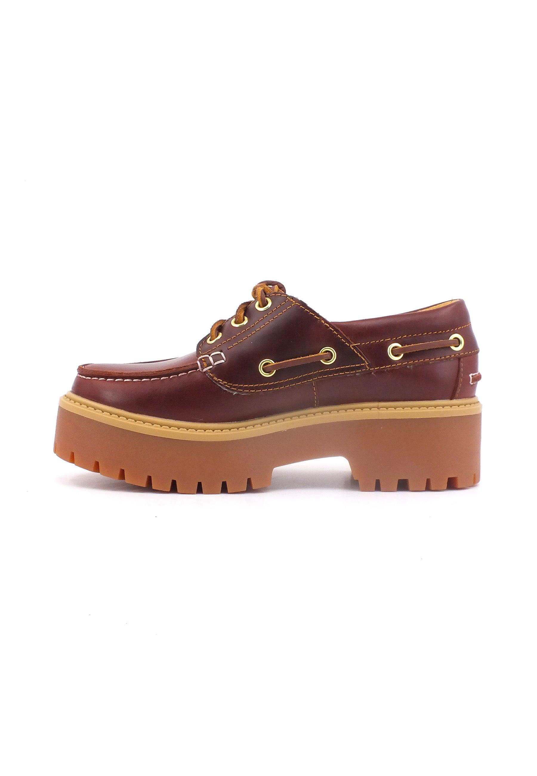 TIMBERLAND Stone Street Mocassino Barca Donna Burgundy TB0A2QDMD57 - Sandrini Calzature e Abbigliamento