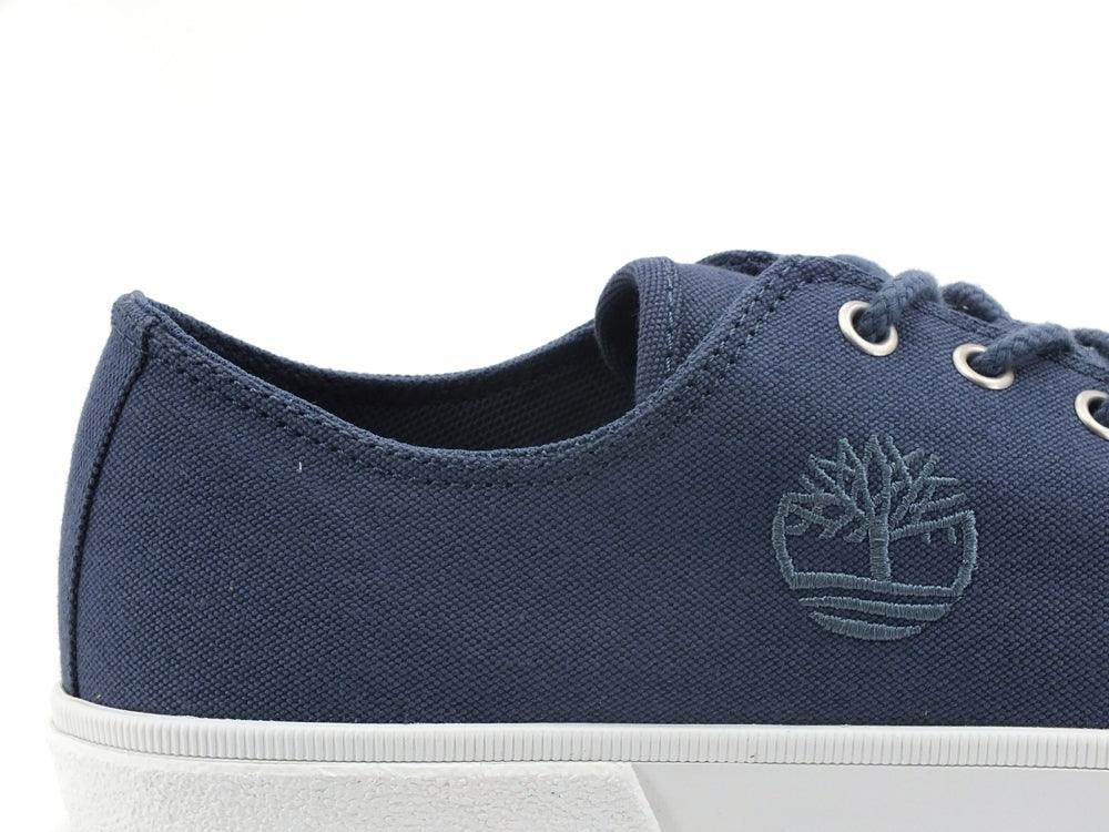 TIMBERLAND Unionware 2.0 Oxford Sneaker Logo Dark Blue Canvas TB0A432K432 - Sandrini Calzature e Abbigliamento