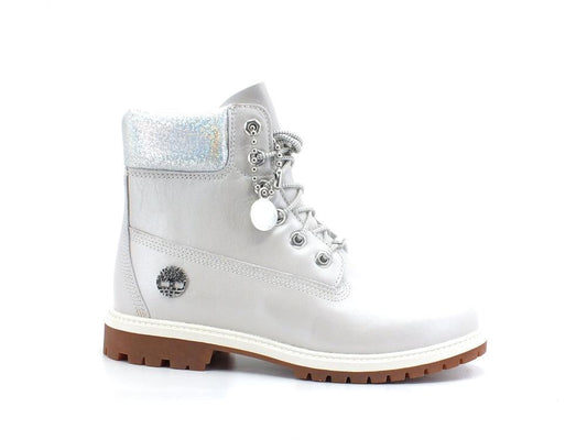 TIMBERLAND Waterproof 6 Heritage Stivaletto Light Grey Silver TB0A2MDQ201 - Sandrini Calzature e Abbigliamento