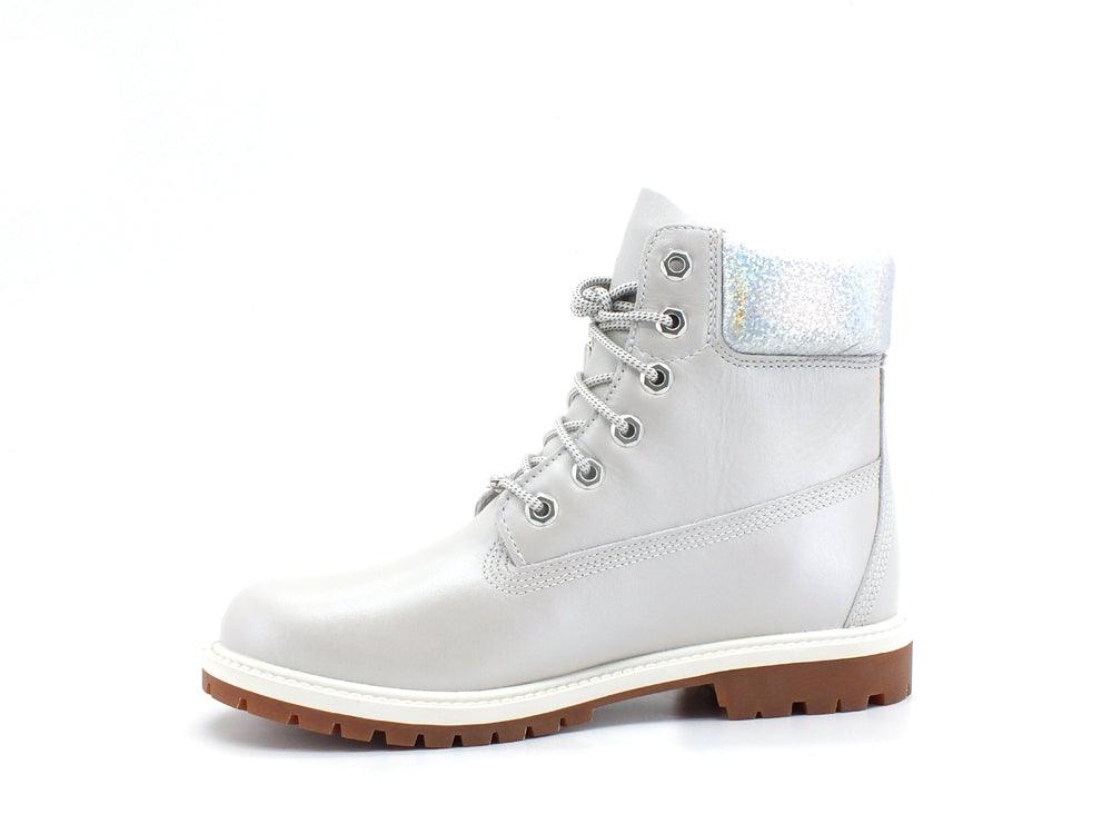 TIMBERLAND Waterproof 6 Heritage Stivaletto Light Grey Silver TB0A2MDQ201 - Sandrini Calzature e Abbigliamento