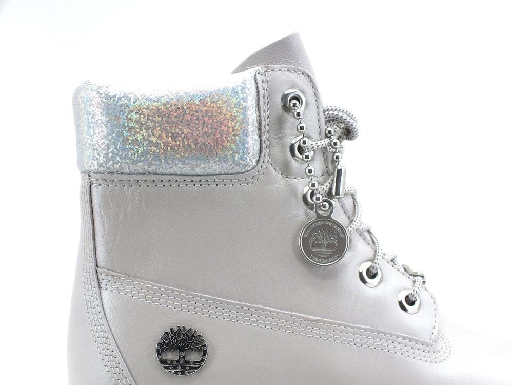 TIMBERLAND Waterproof 6 Heritage Stivaletto Light Grey Silver TB0A2MDQ201 - Sandrini Calzature e Abbigliamento