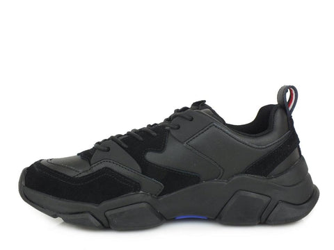 TOMMY H. Chunky Material Mix Sneakers Black FM0FM02384 - Sandrini Calzature e Abbigliamento