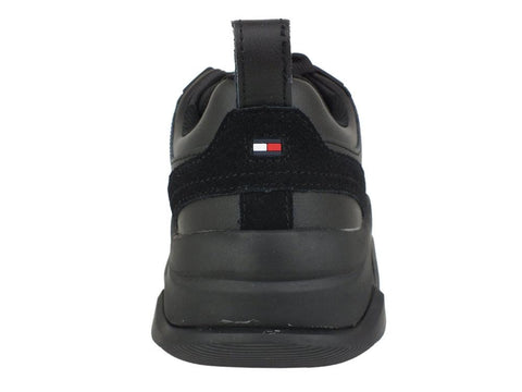 TOMMY H. Chunky Material Mix Sneakers Black FM0FM02384 - Sandrini Calzature e Abbigliamento