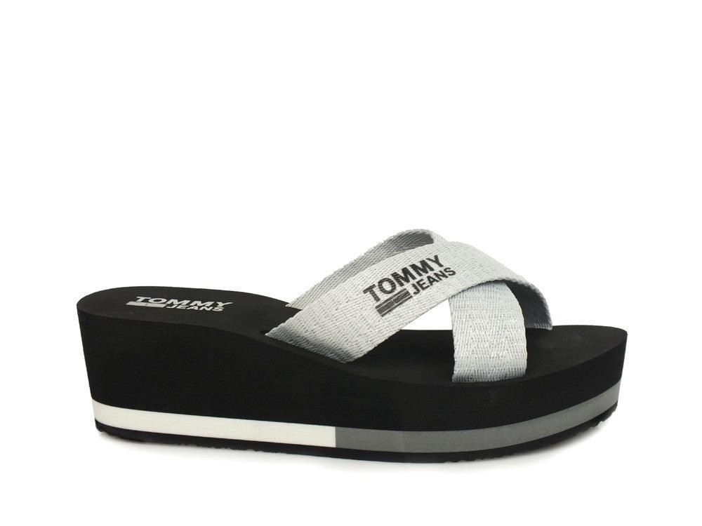 TOMMY H. Sporty Mid Beach Silver EN0EN00068 - Sandrini Calzature e Abbigliamento