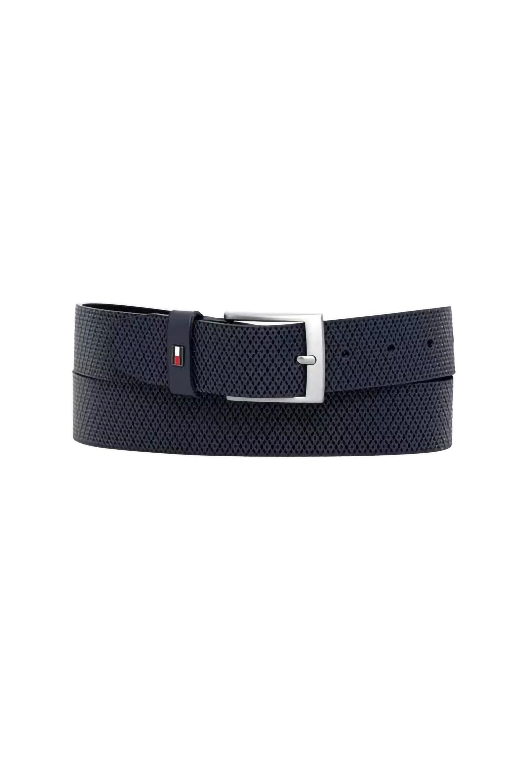 TOMMY HILFIGER Adan Cintura Uomo Space Blue AM0AM10845 - Sandrini Calzature e Abbigliamento