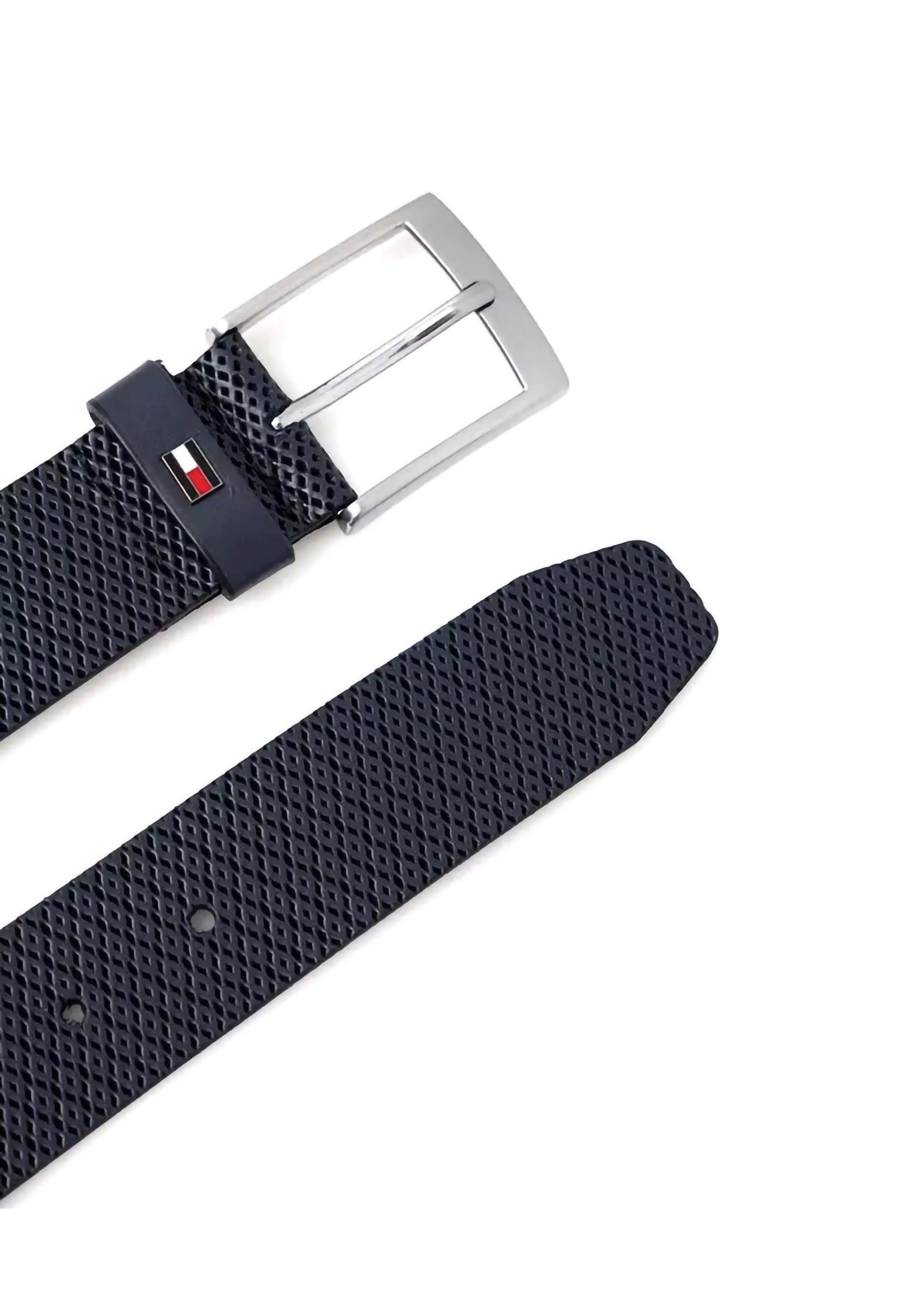 TOMMY HILFIGER Adan Cintura Uomo Space Blue AM0AM10845 - Sandrini Calzature e Abbigliamento