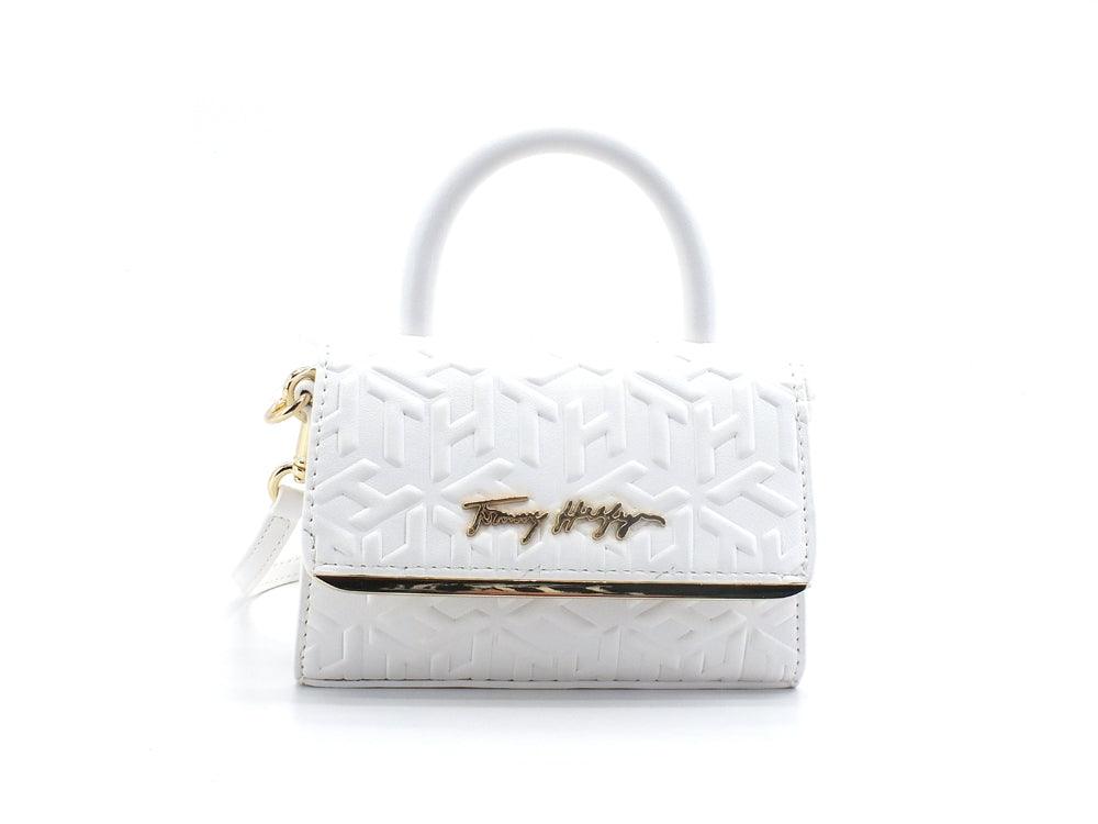 TOMMY HILFIGER Bag Modern Mini Bar Borsa Desert Bianco Ecru AW0AW011108 - Sandrini Calzature e Abbigliamento