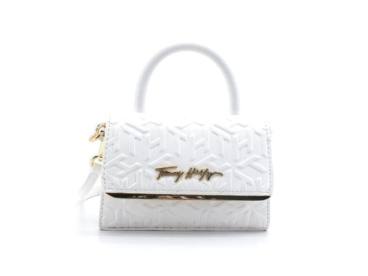 TOMMY HILFIGER Bag Modern Mini Bar Borsa Desert Bianco Ecru AW0AW011108 - Sandrini Calzature e Abbigliamento