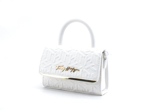TOMMY HILFIGER Bag Modern Mini Bar Borsa Desert Bianco Ecru AW0AW011108 - Sandrini Calzature e Abbigliamento