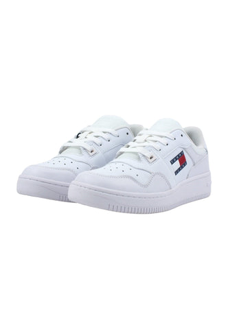 TOMMY HILFIGER Basket Sneaker Donna White EN0EN02505 - Sandrini Calzature e Abbigliamento