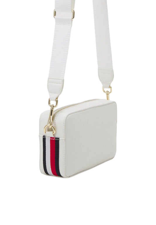 TOMMY HILFIGER Borsa Tracolla Camera Bag Donna White AW0AW15707 - Sandrini Calzature e Abbigliamento