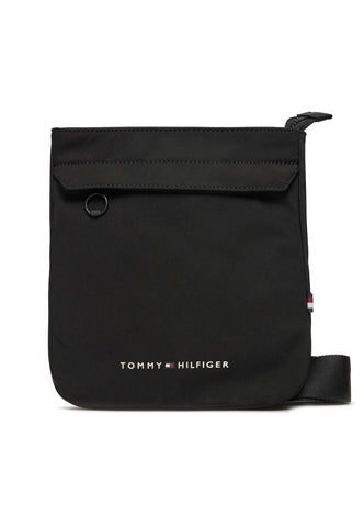 TOMMY HILFIGER Borsa Tracolla Uomo Nero AM0AM11785 - Sandrini Calzature e Abbigliamento