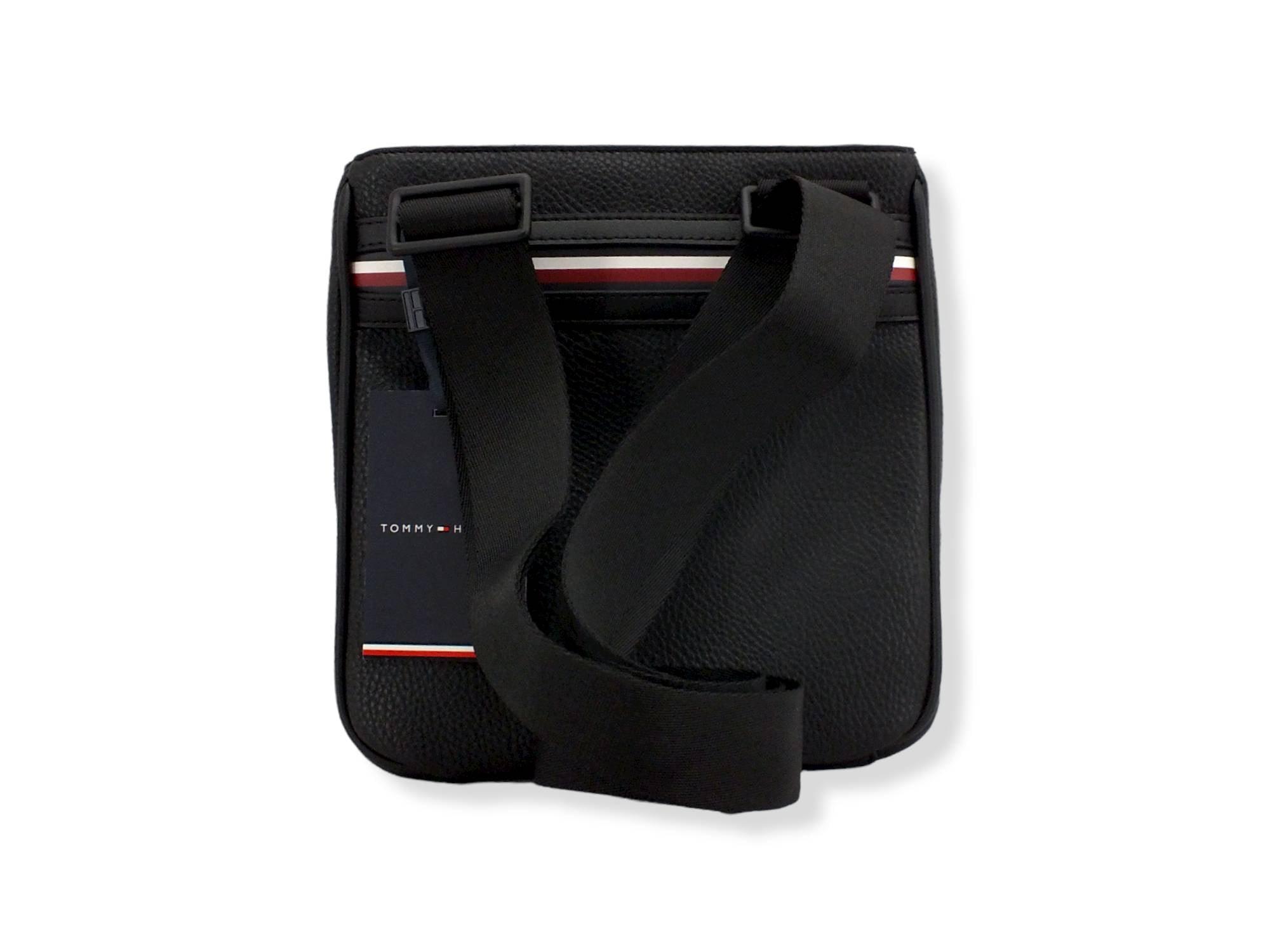 TOMMY HILFIGER Central Mini Crossover Borsa Tracolla Uomo Black AM0AM09248 - Sandrini Calzature e Abbigliamento