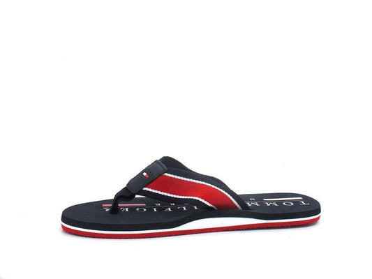 TOMMY HILFIGER Ciabatta Infradito Logo Desert Sky FM0FM03978 - Sandrini Calzature e Abbigliamento