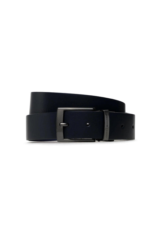 TOMMY HILFIGER Cintura Reversibile Uomo Black AM0AM10844 - Sandrini Calzature e Abbigliamento