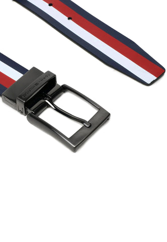 TOMMY HILFIGER Cintura Reversibile Uomo Navy AM0AM10844 - Sandrini Calzature e Abbigliamento