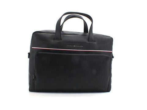 TOMMY HILFIGER Computer Bag Men Borsa Cartella Black AM0AM08109 - Sandrini Calzature e Abbigliamento