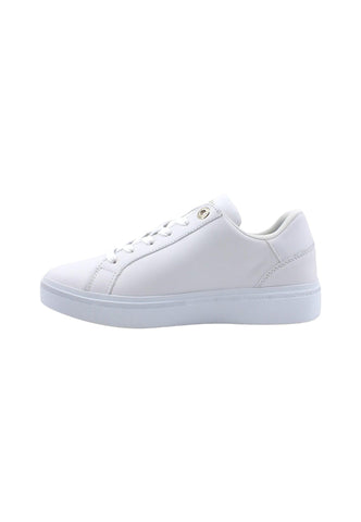 TOMMY HILFIGER Corp Webbing Sneaker Donna White FW0FW07379 - Sandrini Calzature e Abbigliamento