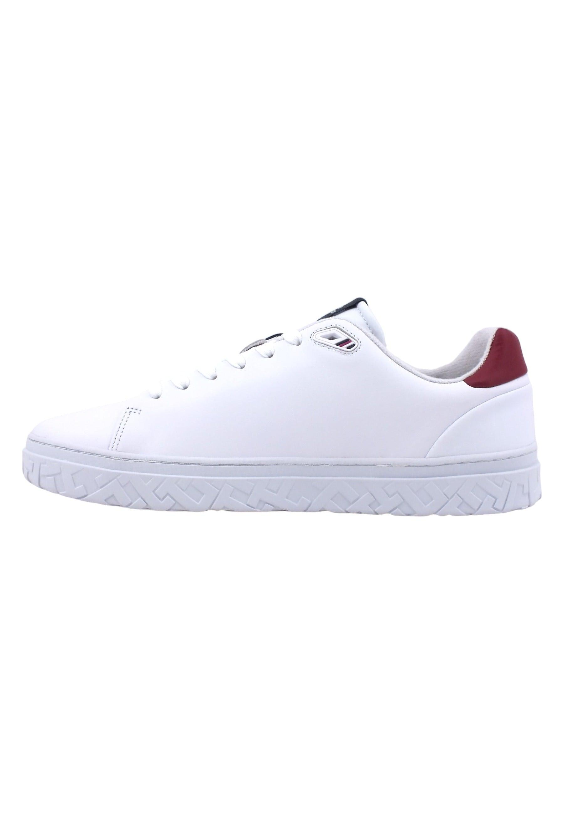 TOMMY HILFIGER Court Thick Cupsole Sneaker Uomo White FM0FM04830 - Sandrini Calzature e Abbigliamento