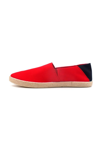 TOMMY HILFIGER Easy Summer Espadrillas Uomo Primary Red FM0FM00569 - Sandrini Calzature e Abbigliamento