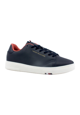 TOMMY HILFIGER Elevated Cupsole Sneaker Uomo Desert Sky FM0FM04487 - Sandrini Calzature e Abbigliamento