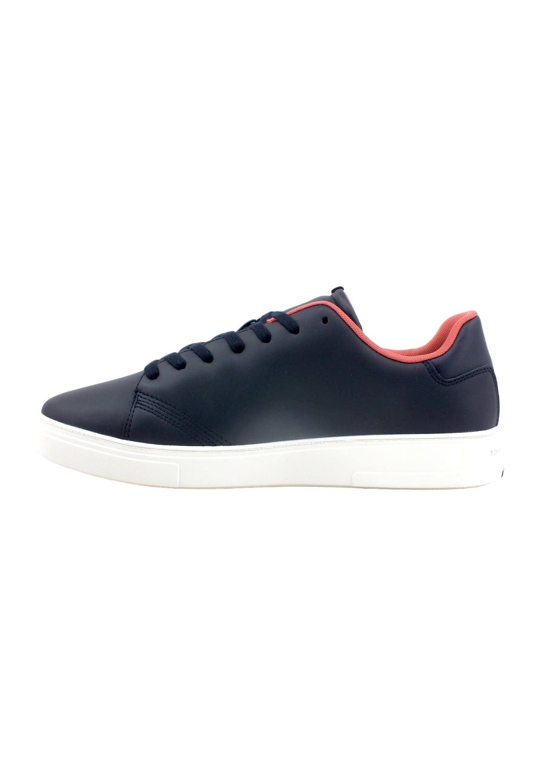 TOMMY HILFIGER Elevated Cupsole Sneaker Uomo Desert Sky FM0FM04487 - Sandrini Calzature e Abbigliamento