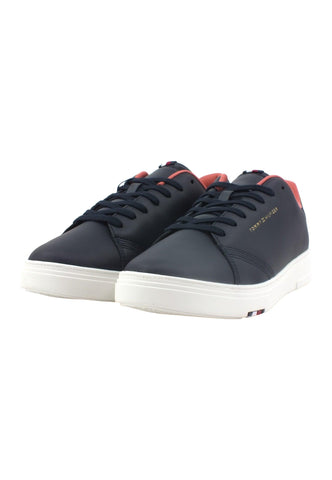 TOMMY HILFIGER Elevated Cupsole Sneaker Uomo Desert Sky FM0FM04487 - Sandrini Calzature e Abbigliamento