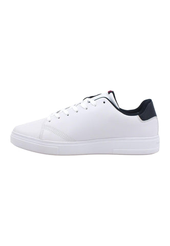 TOMMY HILFIGER Elevated Sneaker Uomo White FM0FM04487 - Sandrini Calzature e Abbigliamento